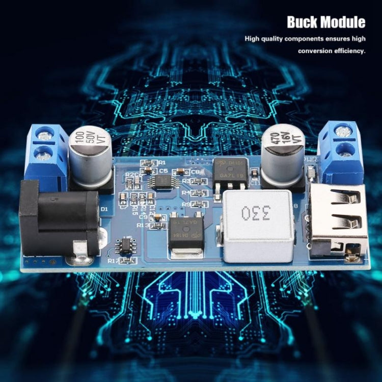 HW-688 DC 5V6A Módulo Buck 12V24V a 5V Fuente de alimentación Carga USB 5A Alta potencia 30W, 24V / 12V To 5V 6A