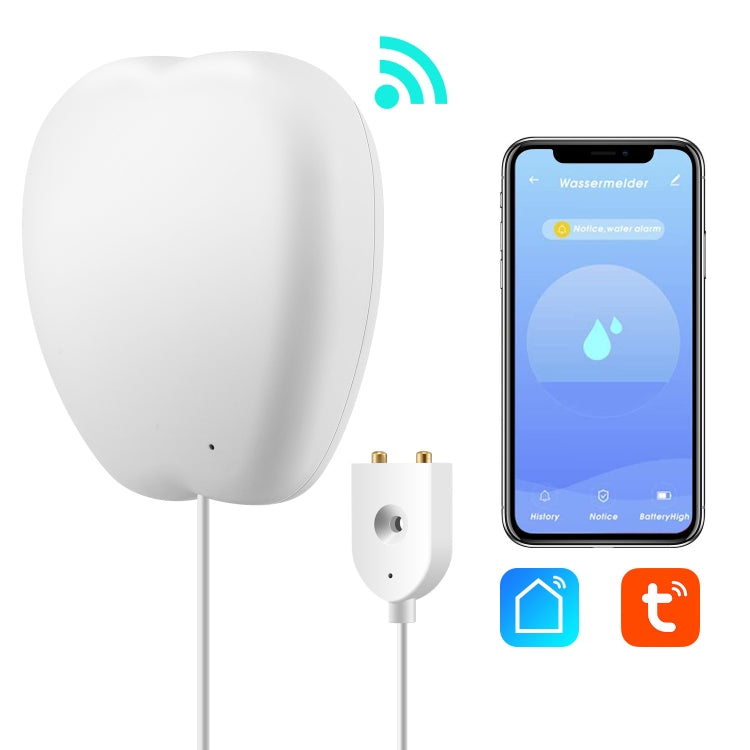 RSH-WL03 Tuya Alarma de nivel de agua inteligente WiFi Fuga de agua Detector remoto de inundación de agua