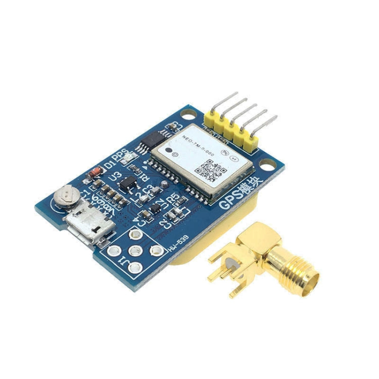 HW-539 Módulo GPS NE0-7M Módulo de posicionamiento satelital 51 SCM MCU para Arduino