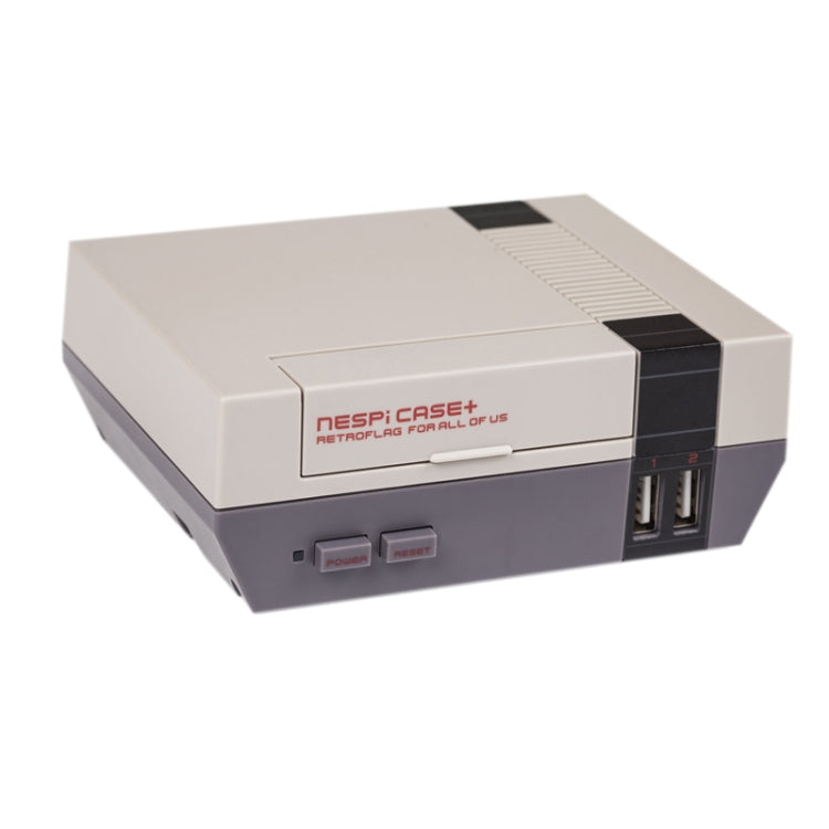 Retroflag NESPi Case+ Caja de consola de juegos con indicador LED para Raspberry Pi, Retroflag NESPi Case+