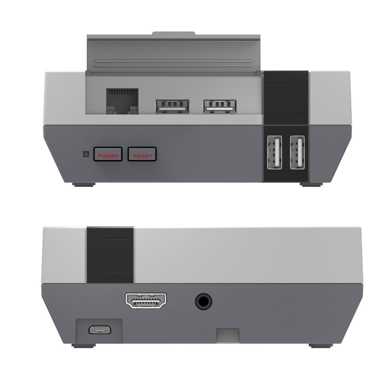 Retroflag NESPi Case+ Caja de consola de juegos con indicador LED para Raspberry Pi, Retroflag NESPi Case+