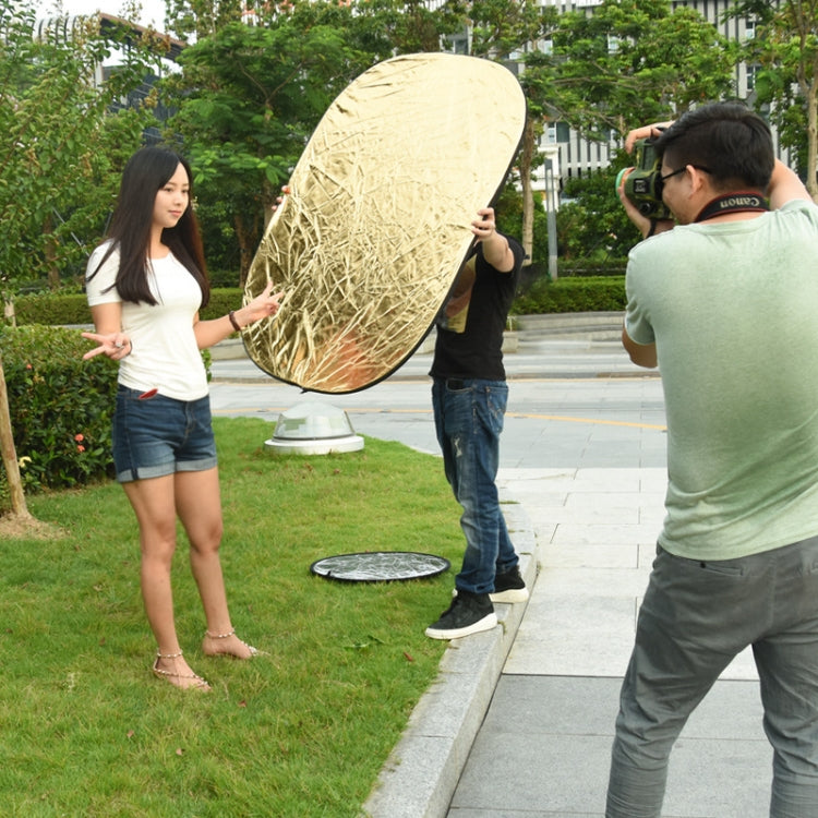 Tablero reflector plegable para estudio fotográfico, 90 x 120 cm, 5 en 1, plateado, suave, dorado, blanco y negro, 5 in 1 90 x 120cm