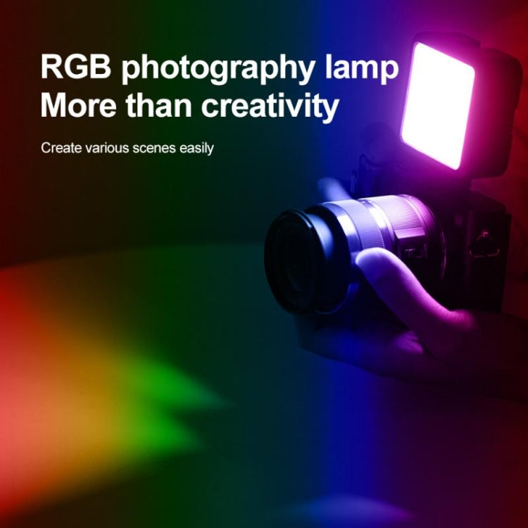 Luz de relleno de cámara N69 2500-9000K + RGB, pequeña luz de fotografía a todo Color, luz de noche portátil de mano, luz LED de bolsillo, N69