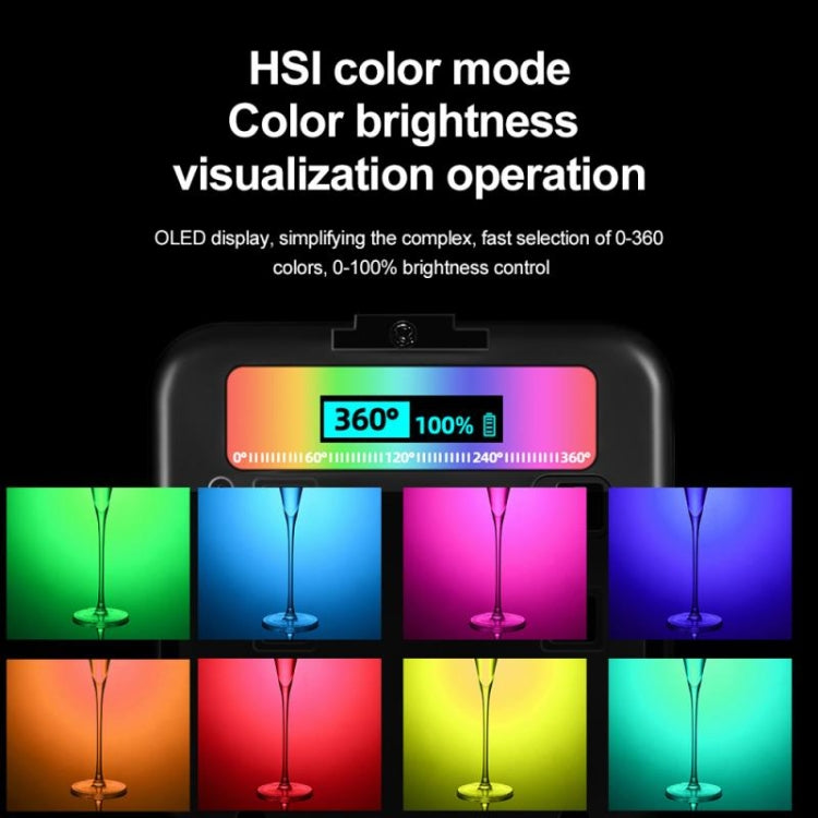 Luz de relleno de cámara N69 2500-9000K + RGB, pequeña luz de fotografía a todo Color, luz de noche portátil de mano, luz LED de bolsillo, N69
