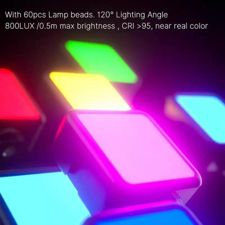 Luz de relleno de cámara N69 2500-9000K + RGB, pequeña luz de fotografía a todo Color, luz de noche portátil de mano, luz LED de bolsillo, N69