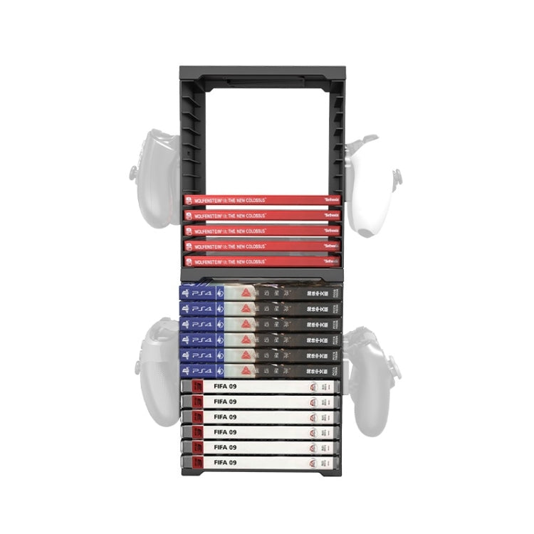 Soporte de almacenamiento multifunción IPLAY para tarjeta Gamepad y disco para PS4/PS5/XBOX/Switch, HBS-259
