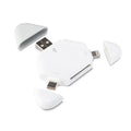 Lector de tarjetas LCOP 5 en 1 Triangle Mobile Phone Computer Lector de tarjetas OTG, 5 in 1 OTG Card Reader