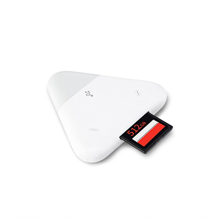 Lector de tarjetas LCOP 5 en 1 Triangle Mobile Phone Computer Lector de tarjetas OTG, 5 in 1 OTG Card Reader