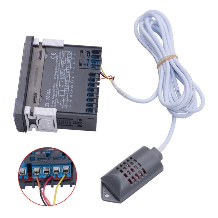 Conductor de temperatura y humedad inteligente de salida dual ZL-7801A Conductor automático de temperatura
