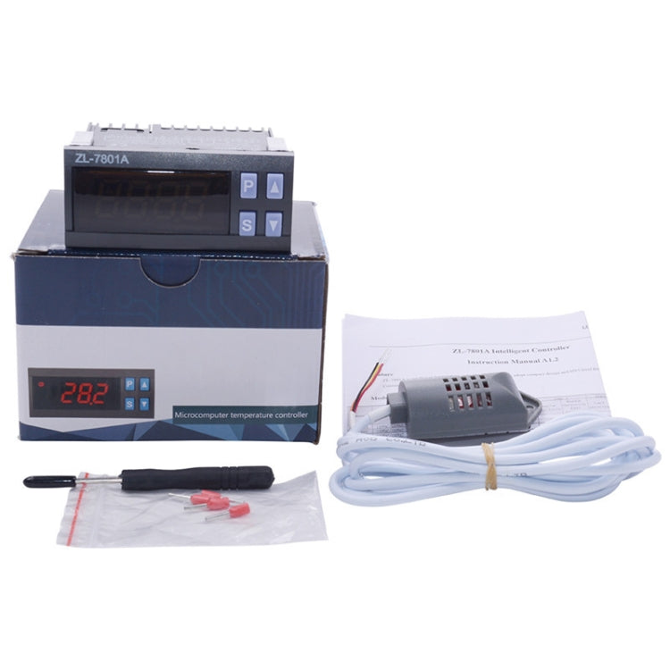 Conductor de temperatura y humedad inteligente de salida dual ZL-7801A Conductor automático de temperatura