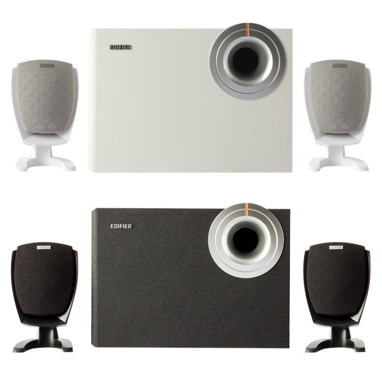 Edifier R201T06 Altavoces multimedia para computadora, enchufe de EE. UU., R201T06 White, R201T06 Black