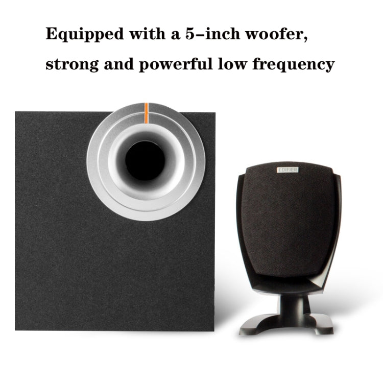 Edifier R201T06 Altavoces multimedia para computadora, enchufe de EE. UU., R201T06 White, R201T06 Black