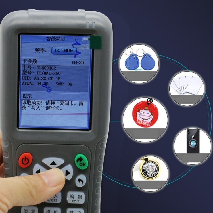 CopyKey-X5 Control de acceso Tarjeta de elevador Duplicador ID Tarjeta de proximidad Cifrado completo Máquina clave de descifrado