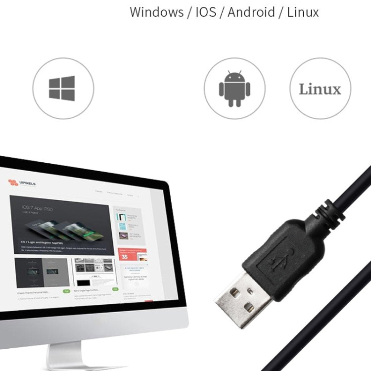 VS5905 Escáner de luz roja con cable unidimensional Escáner de código de barras para cajero exprés de supermercado