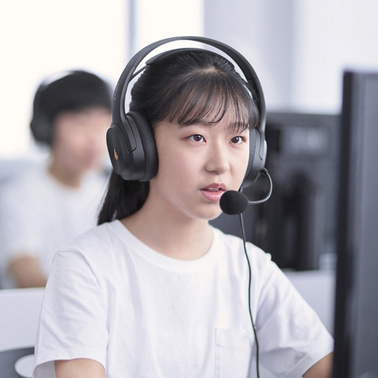Edifier USB K5000 Auriculares de examen simulado Clase en línea Educación Auriculares de entrenamiento oral, Longitud del cable: 2,8 m, K5000