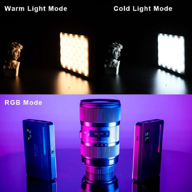 Ulanzi VL120 RGB a todo color RGB SLR cámara fotografía foto en vivo vídeo pequeña luz, VL120 RGB