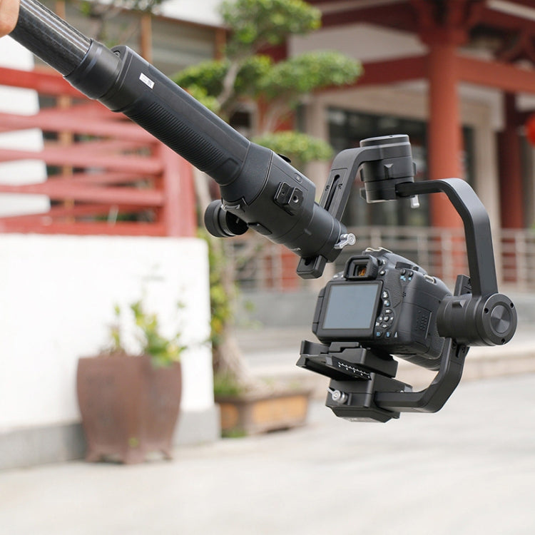 Ulanzi Agimbalgear Varilla de extensión de fibra de carbono cardán de estabilización manual para DJI RONIN-S, For DJI RONIN-S Length: 35.5cm