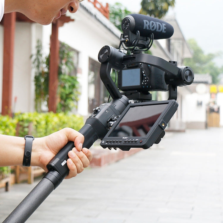 Ulanzi Agimbalgear Varilla de extensión de fibra de carbono cardán de estabilización manual para DJI RONIN-S, For DJI RONIN-S Length: 35.5cm