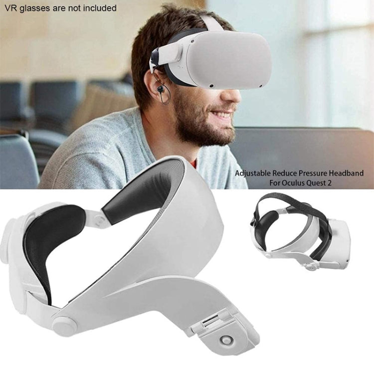 VR Cómodo No presione su cara Auriculares Auriculares ergonómicos VR para Oculus Quest 2