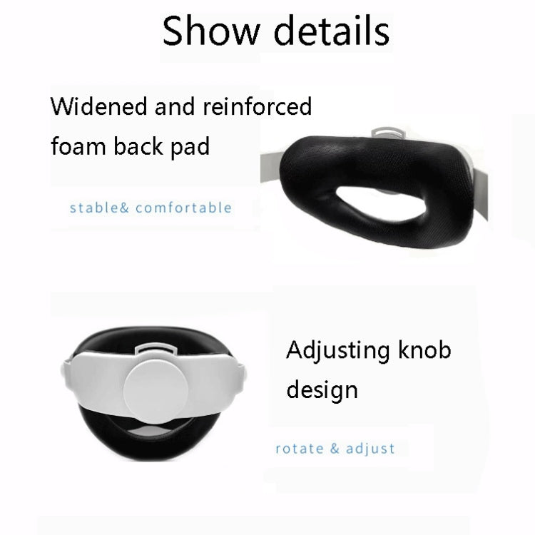 Cómodos auriculares ergonómicos VR para Oculus Quest 2, Headset