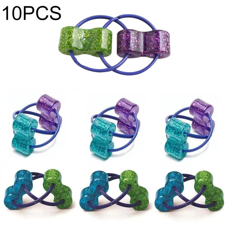 10 piezas de juguetes de cadena de descompresión de bicicleta grande, Bicycle Decompression Chain