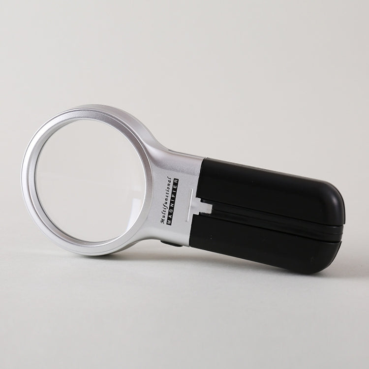Espejo de aumento plegable multifunción Th7006 con soporte de sujeción de lámpara LED, reparación de lectura de dos usos, lupa acrílica de 3 veces, Th7006