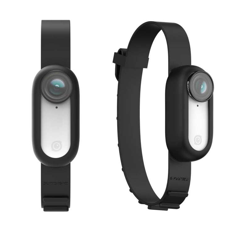 Sunnylife IST-Q9335 correa de cámara funda protectora de silicona pulsera Palma mochila correa de bicicleta Collar de gato para Insta360 GO2, For Insta360 GO2