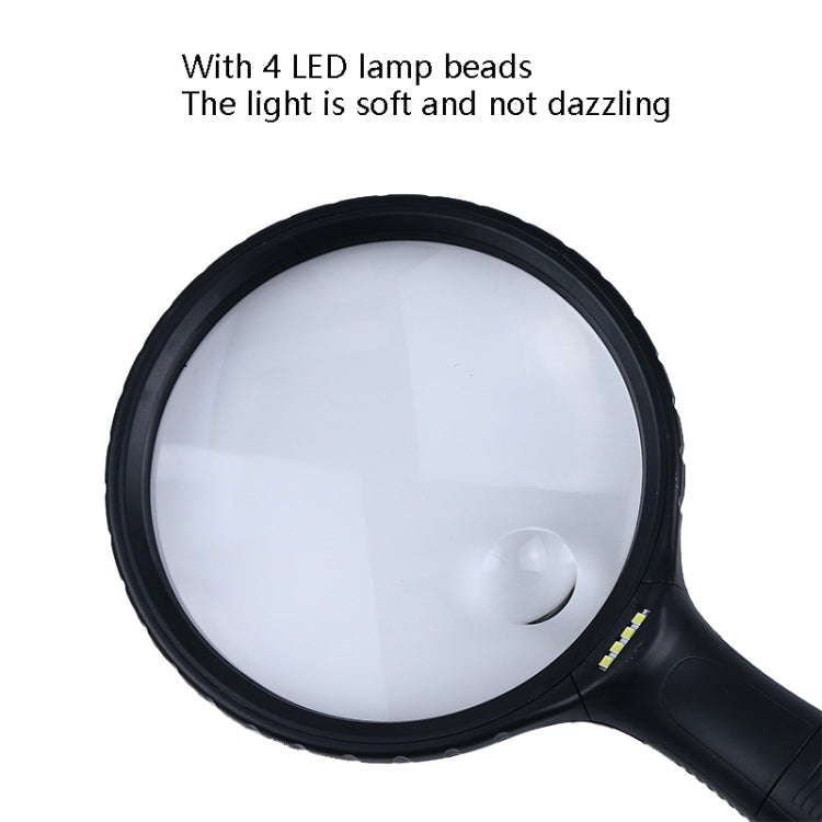 XT-4986E de mano con lupa ligera, lupa portátil con lente acrílica 10 veces, XT-4986E