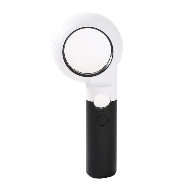 CH55-8L de mano con lupa con lámpara LED, lente doble, lupa portátil 7 veces/20 veces, CH55-8L