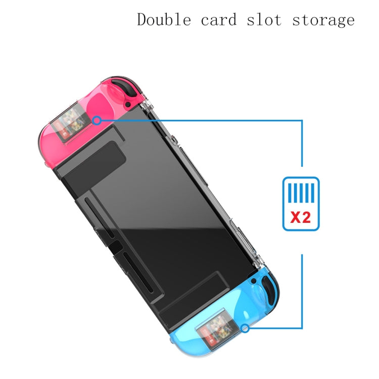 DSS-139 Estuche protector ligero y delgado transparente todo incluido para la consola Nintendo Switch, DSS-139