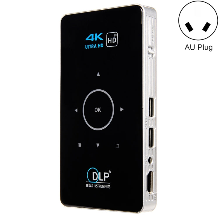 C6 2G + 16G Android Smart DLP HD Proyector Mini proyector inalámbrico,, US Plug (Black), EU Plug (Black), UK Plug (Black), AU Plug (Black), US Plug (White), EU Plug (White), UK Plug (White), AU Plug (White)