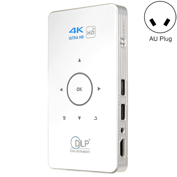 C6 2G + 16G Android Smart DLP HD Proyector Mini proyector inalámbrico,, US Plug (Black), EU Plug (Black), UK Plug (Black), AU Plug (Black), US Plug (White), EU Plug (White), UK Plug (White), AU Plug (White)