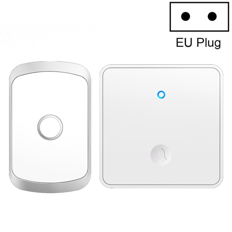 CACAZI FA50 1 Por 1 Pulsador Autogenerador Timbre Inalámbrico, US Plug, EU Plug, UK Plug, AU Plug