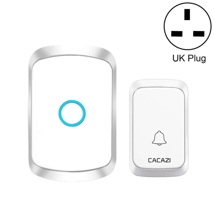 CACAZI A50 1 Por 1 Timbre Musical Inalámbrico Sin Batería, US Plug, EU Plug, UK Plug