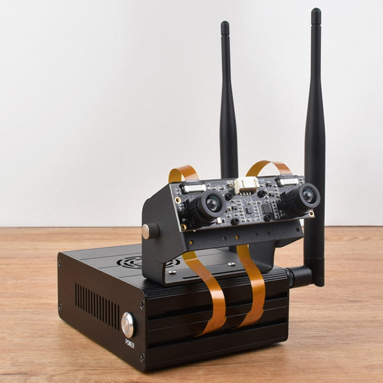 Waveshare 25334 para Jetson Orin carcasa de aleación de aluminio con soporte para cámara