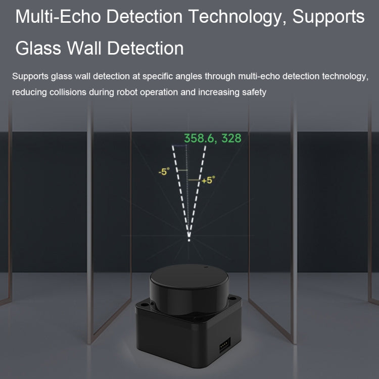 Sensor Lidar láser Waveshare 24782 DTOF STL27L, Lidar omnidireccional de 360 grados, bus UART, 24782