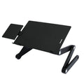 Soporte de elevación de escritorio de oficina plegable y elevador de aleación de aluminio T8, with Mouse Board (Black), with Mouse Board (Silver), with Fan & Mouse Board (Black), with Fan & Mouse Board (Silver)