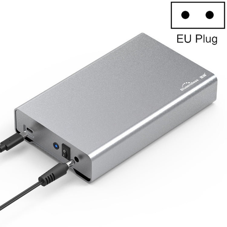 Blueendless U35Q Caja de disco duro móvil de metal completo de 3,5 pulgadas Tipo-C / Usb3.0 SATA Serial Desktop PC Caja de disco duro externo, US Plug (USB 3.0 ), EU Plug (USB 3.0 ), UK Plug (USB 3.0 ), AU Plug (USB 3.0 ), US Plug (TYPE-C)             ...