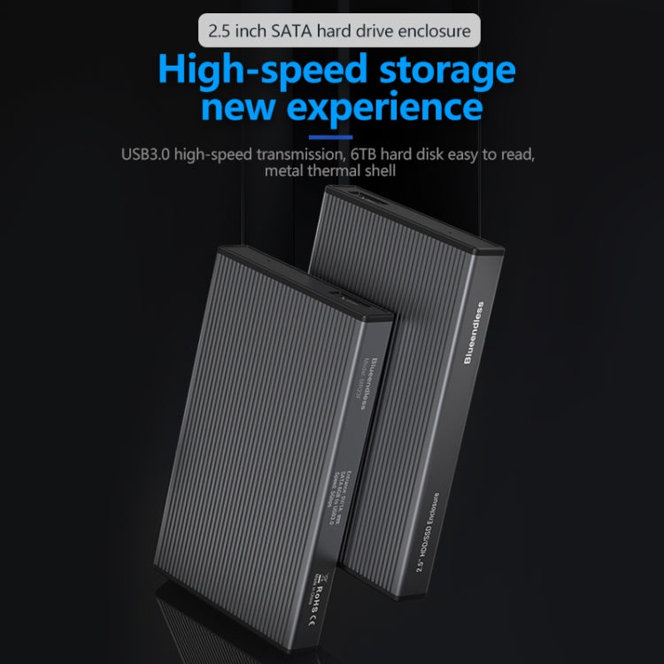 Blueendless Caja de disco duro móvil de 2,5 pulgadas Puerto serie SATA USB3.0 Herramienta gratuita SSD, Estilo:, MR23F -A Port, MR23F-C Port, MR23G -A Port, MR23G-C Port