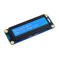 Módulo Waveshare 23991 LCD1602 I2C, blanco con fondo azul, 16x2 caracteres, 3,3 V/5 V, 23991