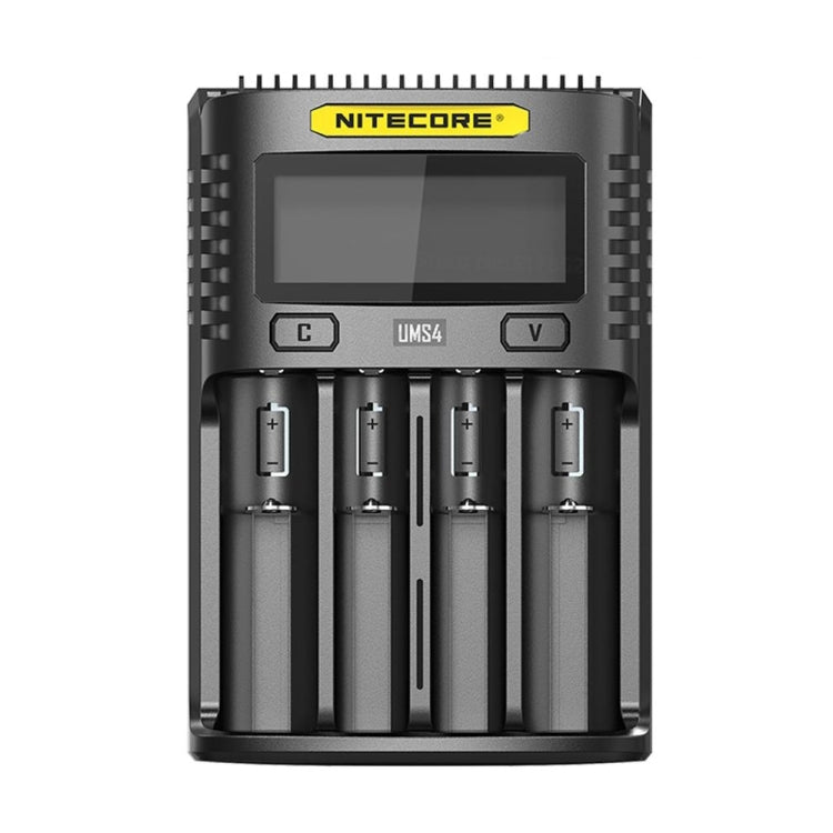 Cargador de batería de litio rápido NITECORE, enchufe de EE. UU., UMS4, UMS2