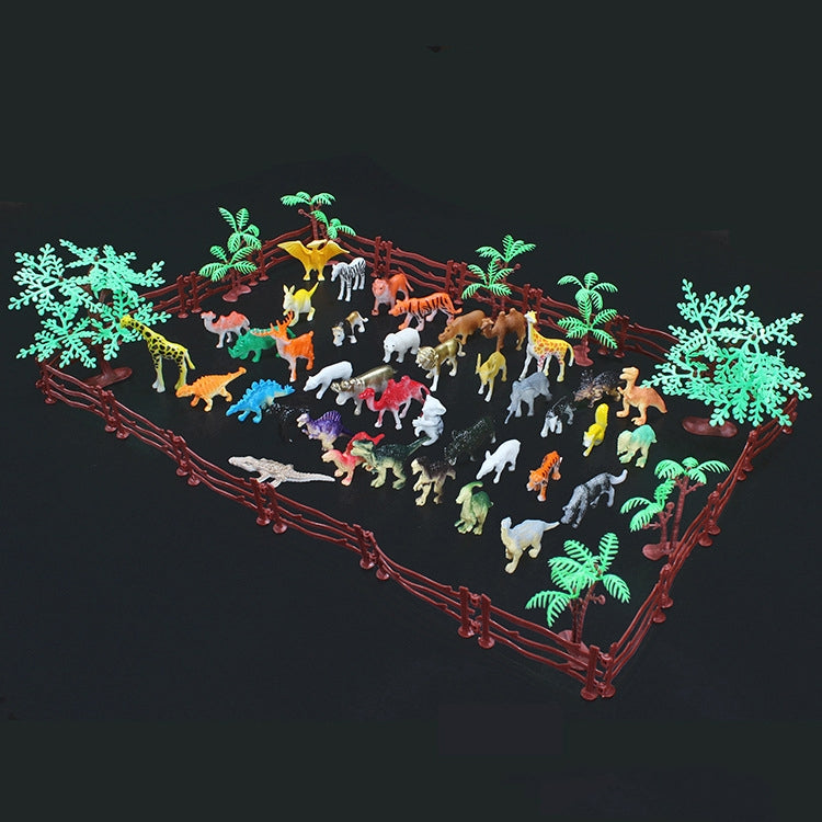68 en 1 Simulación Mini Zoo Juego de juguetes Modelos de dinosaurios sólidos Juguete, 68 in 1 Dinosaur Models Toy