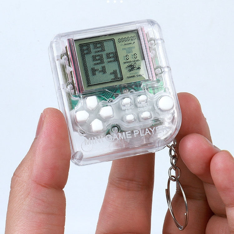 4 PCS Handheld Mini Game Console Toy Classic Brick Game Console con llavero, 4 PCS Mini Game Console