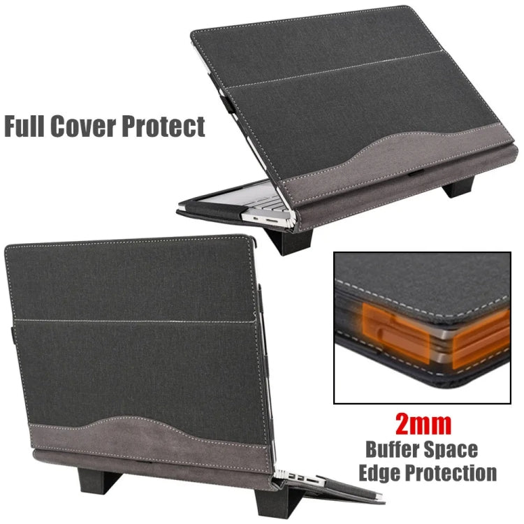 Funda protectora anticaída para portátil de cuero de 13,3 pulgadas con soporte, For Samsung Galaxy Book Flex 2020, For Samsung Galaxy Book Pro 360, For Samsung Galaxy Book Pro, For Samsung Galaxy Book 2 360, For Samsung Galaxy Book 2 Pro               ...