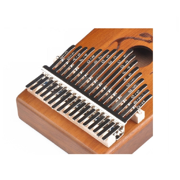 Piano de dedo para principiantes de 17 tonos Cabeza de ciervo Kalimba Piano de pulgar