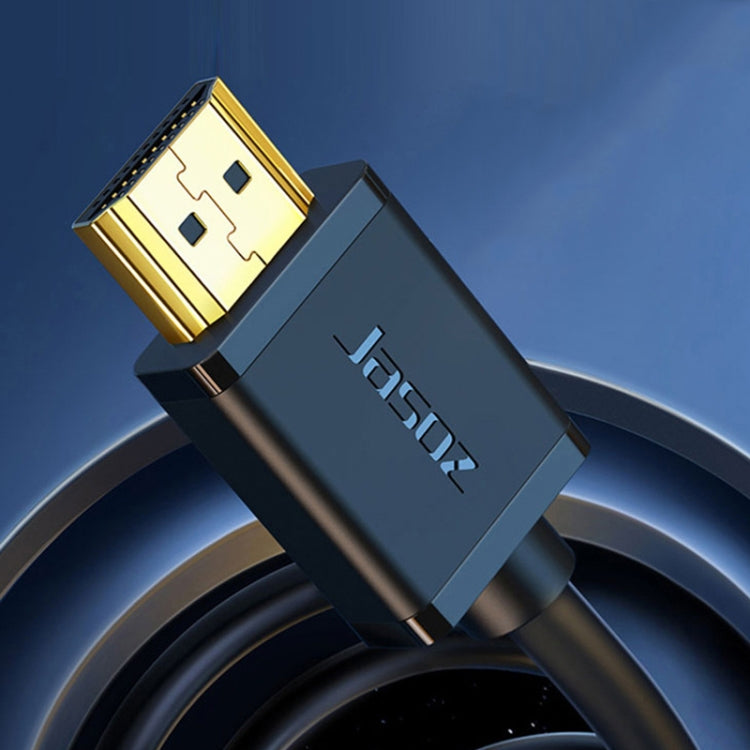 Jasoz 4K HDMI Cable de proyector de alta definición Cable de video de computadora Núcleo de cobre libre de oxígeno, Longitud del cable:, 0.5m, 1m, 1.5m, 2m, 3m, 5m, 8m, 10m, 12m, 15m, 20m
