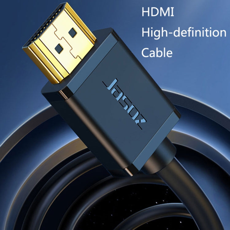 Jasoz 4K HDMI Cable de proyector de alta definición Cable de video de computadora Núcleo de cobre libre de oxígeno, Longitud del cable:, 0.5m, 1m, 1.5m, 2m, 3m, 5m, 8m, 10m, 12m, 15m, 20m