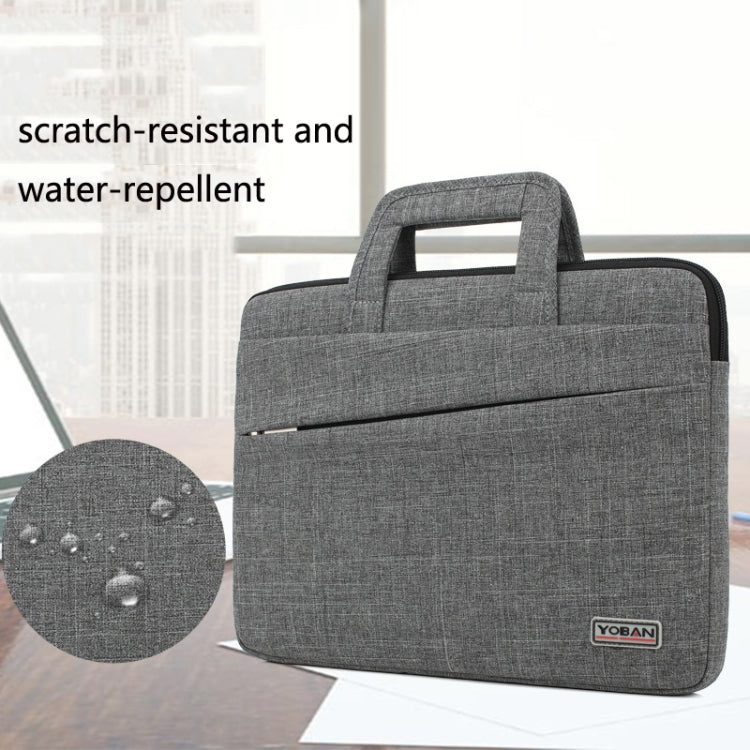 YOBAN Y-923-1 Bolsa para computadora portátil informal Bolsa impermeable para tableta de negocios, 14 inch