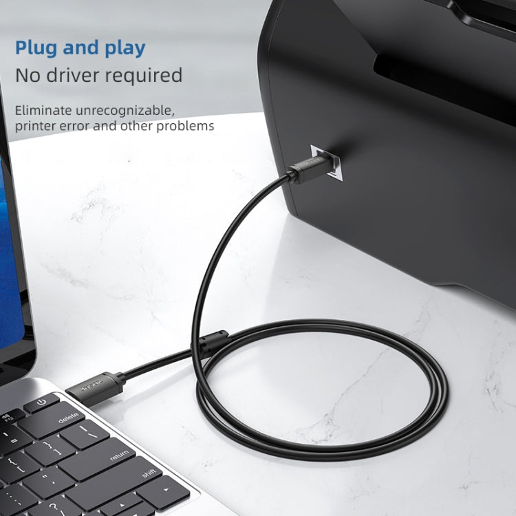 3 cables de datos de impresión USB Jasoz con núcleo de cobre sin oxígeno, longitud del cable:, 0.5m, 1m, 1.5m, 2m, 3m, 5m, 8m, 10m