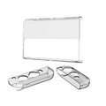Kit de protección de host DOBE TNS-1133B + cubierta de protección anticaída de cristal con mango izquierdo y derecho para interruptor OLED, TNS-1133B(Transparent Color)